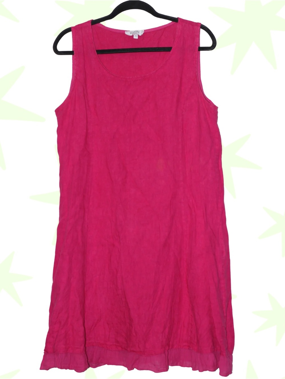 Allegra Masetti Firenze luxury 100% linen dress XL
